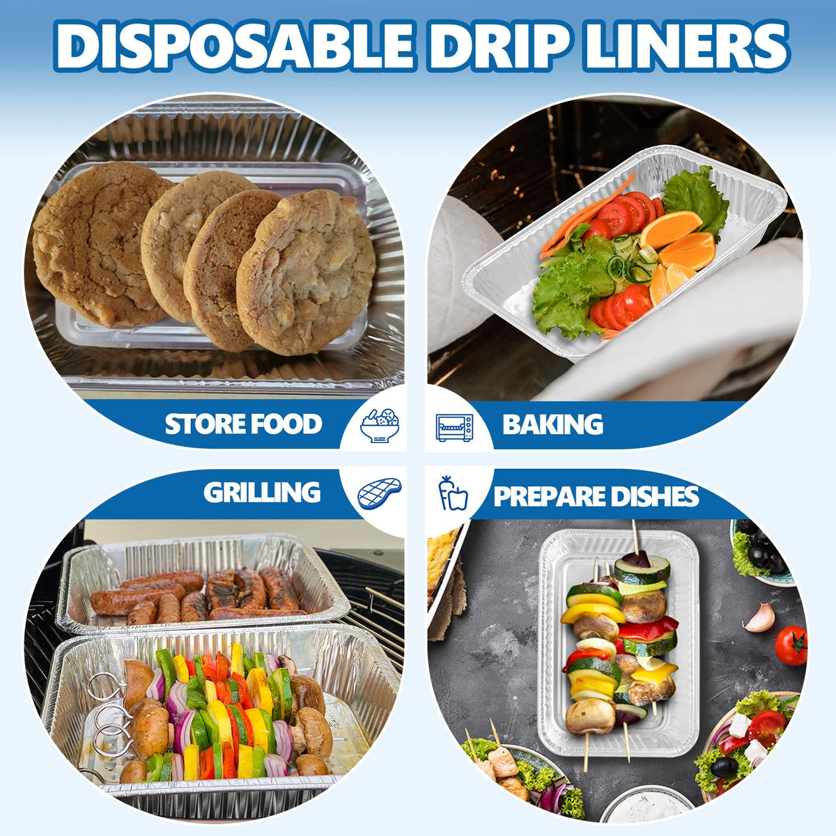 SafBbcue smooth non‑stick surface minimizes sticking and simplifies cleaning.