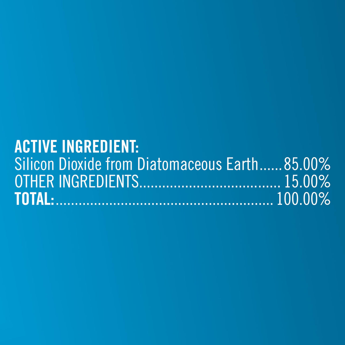 Front view of Safer Diatomaceous Earth 4 lb container for quick use.