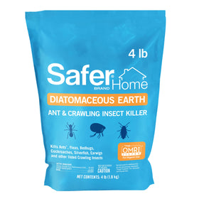 Reapplication guidance for Safer Diatomaceous Earth 4 lb after rain