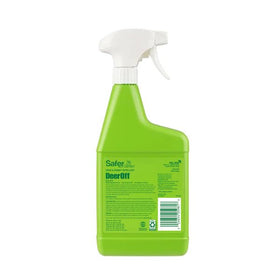 Safer Garden Deer Off spray in action deters deer and rabbits from landscaping.