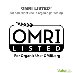 Safer Garden powdery mildew control on plant foliage