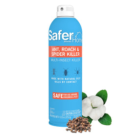 Safer Home aerosol spray packaging ready for quick pest control.