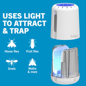 Safer Home Catch 360° discreet white body blends with any room.