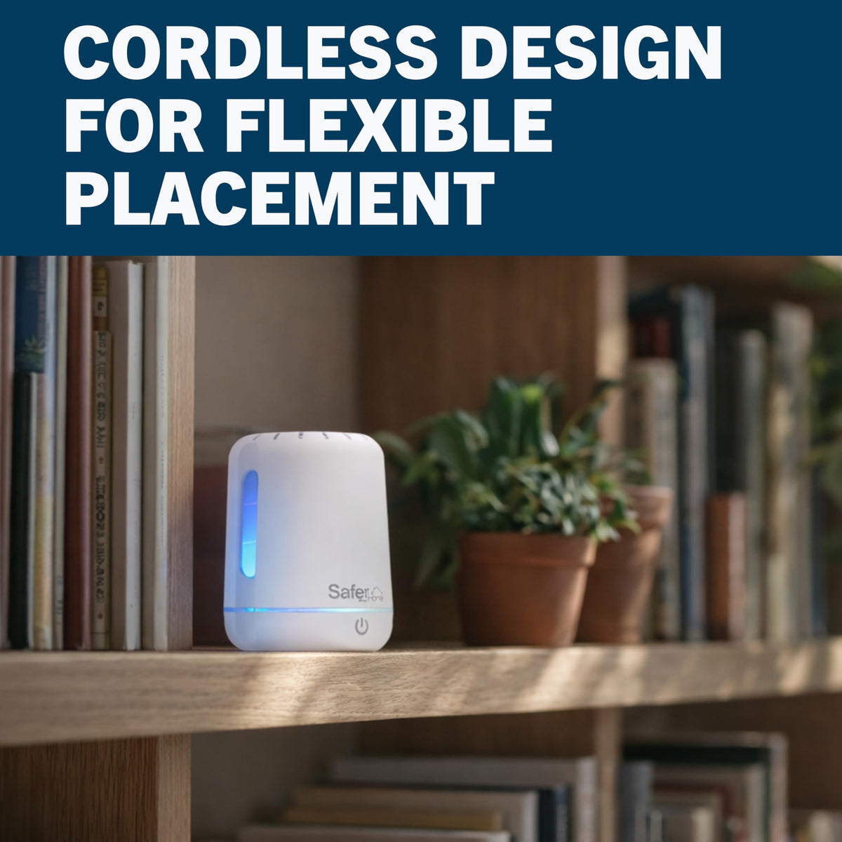 Safer Home Catch 360° rechargeable battery lasts up to ten days.