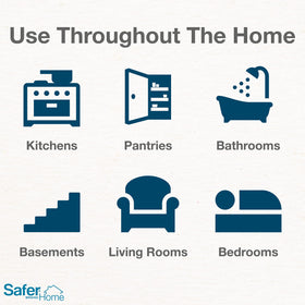 Safer Home fast-drying formula leaves no residue.