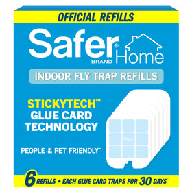 Safer Home SH506 glue card pack ready for six-refill use in the trap