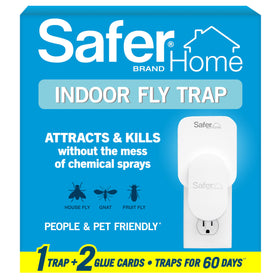 Safer SH502 front view showing compact plug-in insect trap for homes.