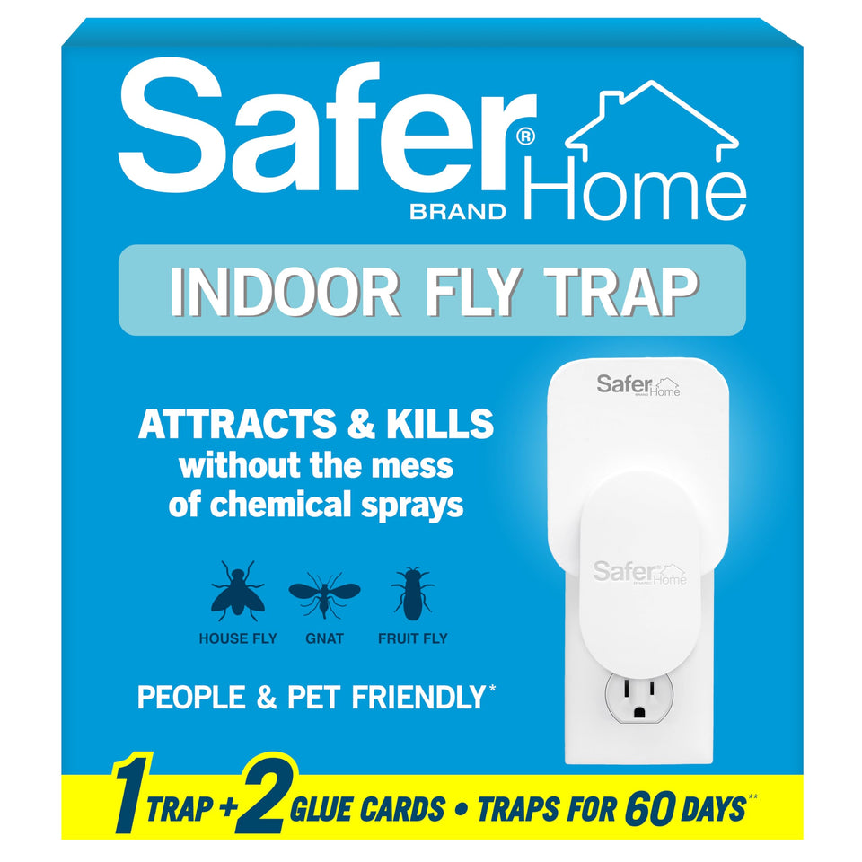 Safer SH502 front view showing compact plug-in insect trap for homes.