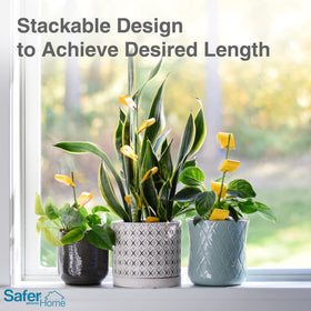 Safer SH5026 discreet stake design blending with foliage.
