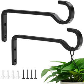 Saffruff heavy-duty 6-inch wall hook, front view showing sturdy support for pots