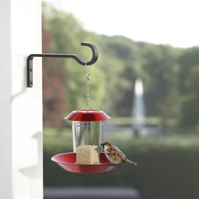 Saffruff heavy-duty 6-inch wall hook, side view demonstrating stable outdoor mounting