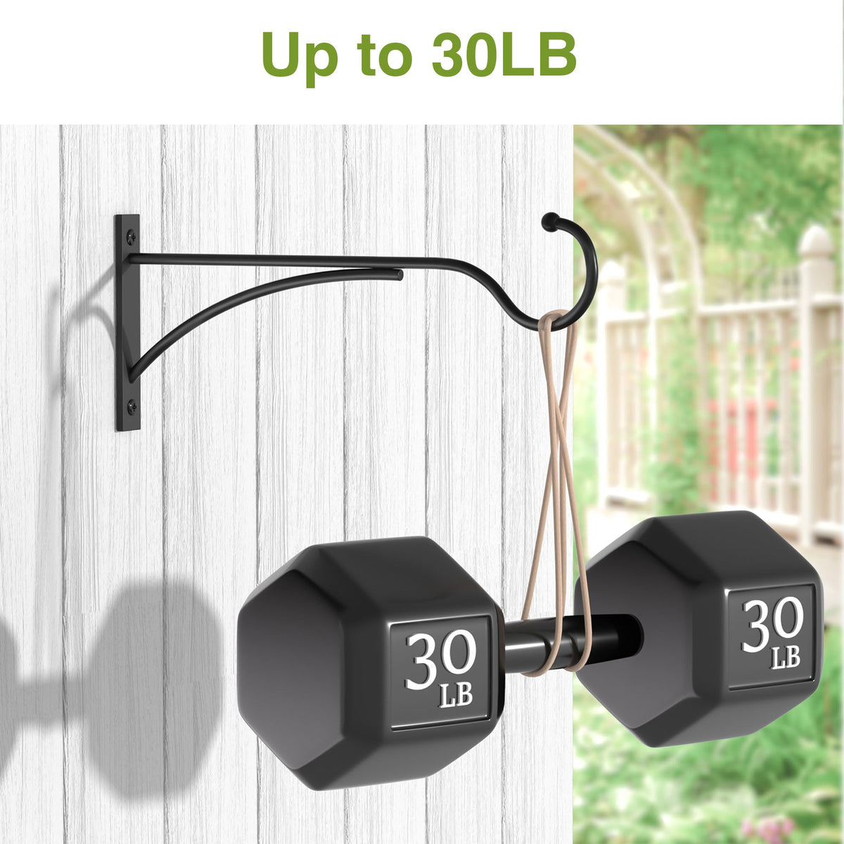 Saffruff multi-purpose hook suitable for baskets and bird feeders