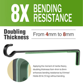 Saffruff rustproof coating hanger for outdoor use