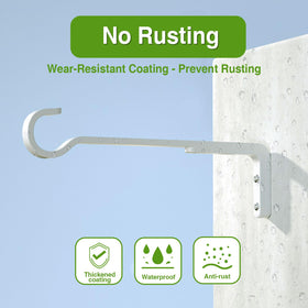Saffruff wall hanger suitable for lanterns and bird feeders on exterior walls.