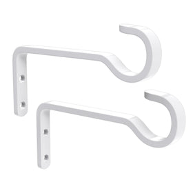 Saffruff white 6-inch plant hanger designed for baskets.