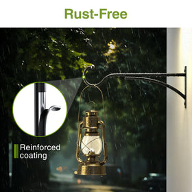 Saffruff matte black finish resists rust across seasons.