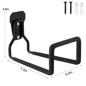 Sageme wall-mount hose holder includes screws and anchors for easy setup.