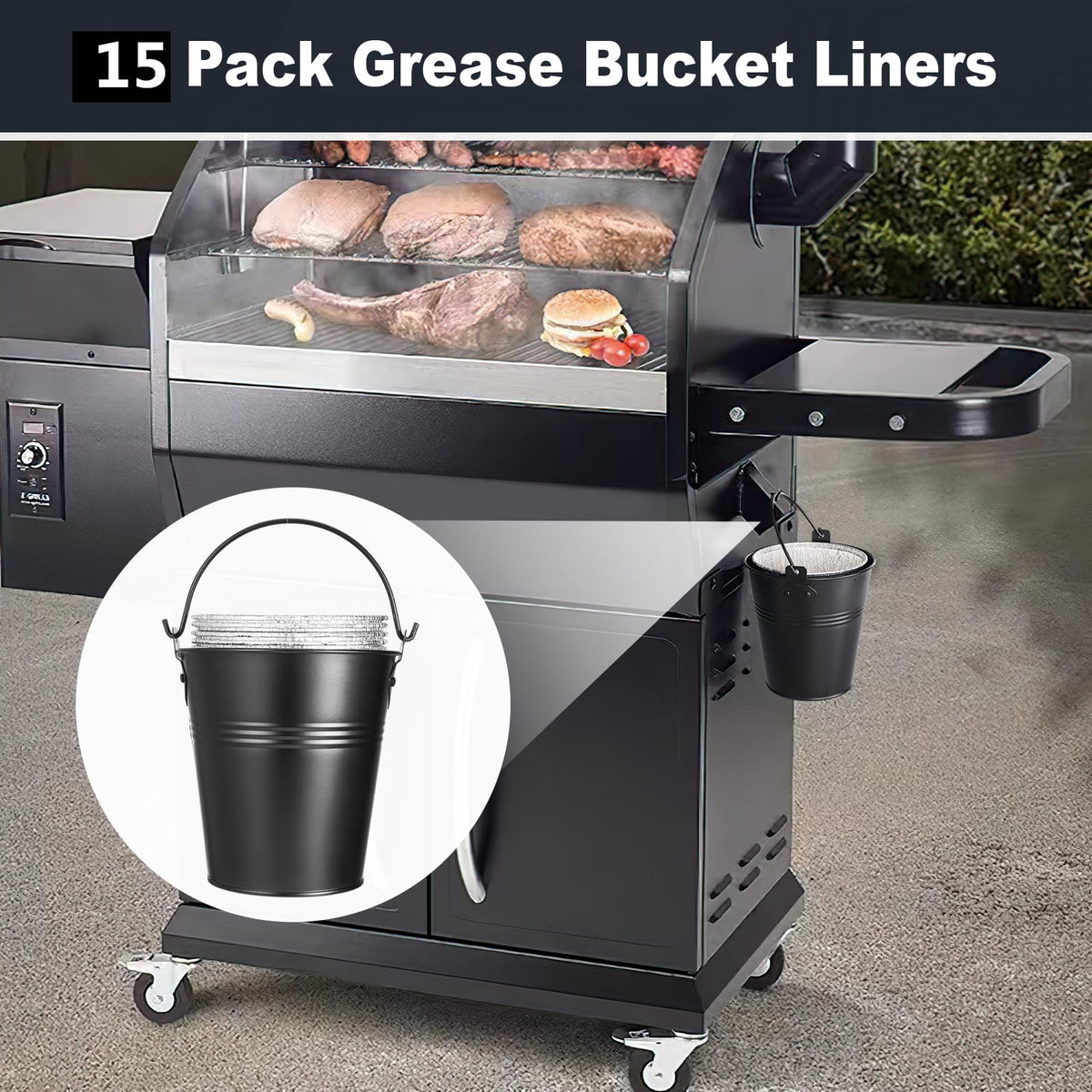 Sageme liners simplify post-cook disposal by lining the bucket before cooking.