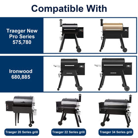 Sageme Traeger Pro Series fit liners protect the grease bucket
