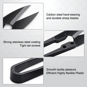 Sago Brothers bonsai pruning scissors blade closeup shows sharp stainless blades.