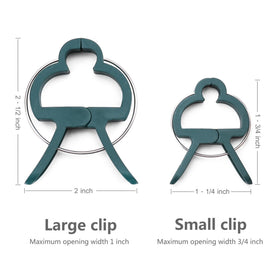 Sago Brothers plant clips used with bamboo stakes for sturdy plant support.