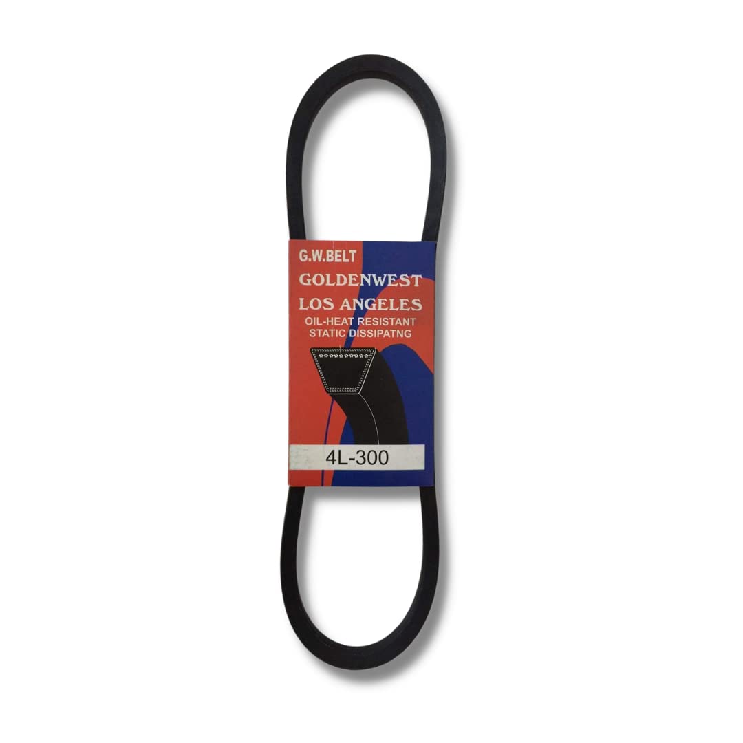 SaidiCo Direct 4L-300 edger belt close-up showing oil-treated durability