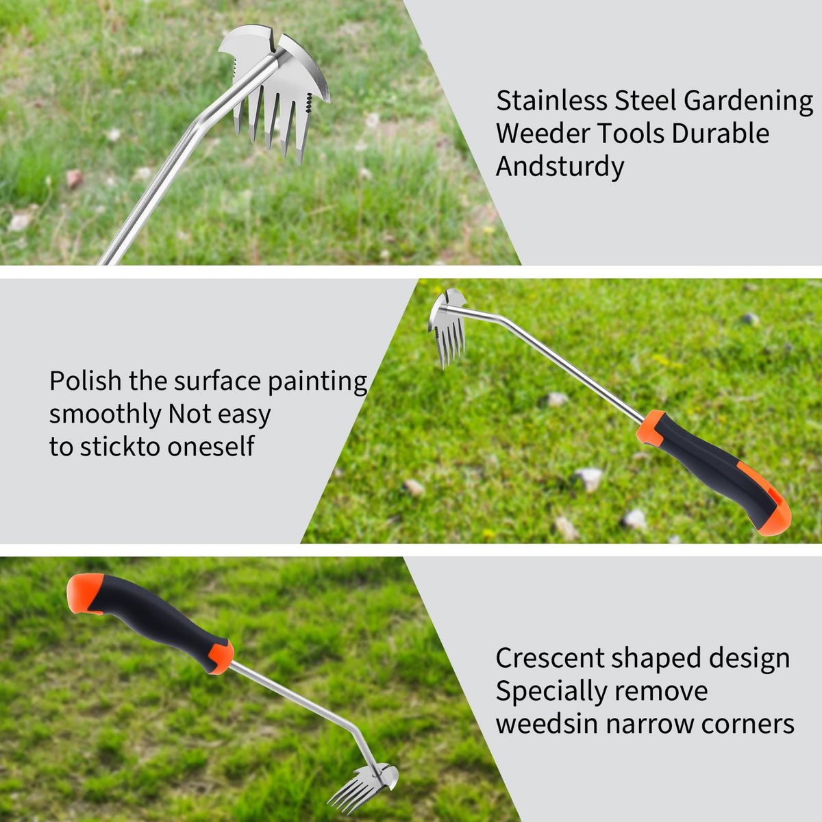 Saidrip garden weeding action demonstrates efficient weed removal in beds.
