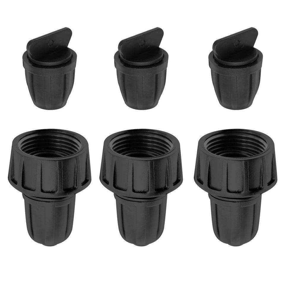 Saihisday irrigation fittings with PVC female adapter for secure garden connections.