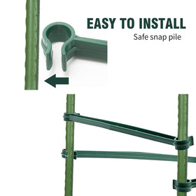 Saihisday cross-arm connections enabling DIY triangle or rectangle cage configurations.