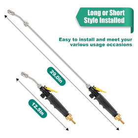 Saillong adjustable nozzle lets you switch between mist and jet spray for versatility.