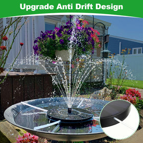 Saillong anti-drift design with side holes stabilizes placement on water.