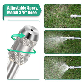 Saillong brass barb connector provides secure, rust-resistant hose attachment.