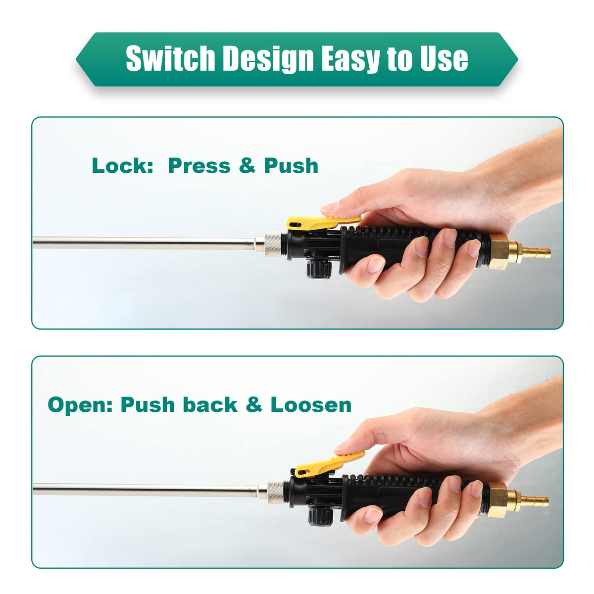 Durable Saillong garden replacement sprayer wand ready for outdoor use
