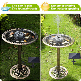 Saillong eight-nozzle patterns spraying water to vary garden ambience