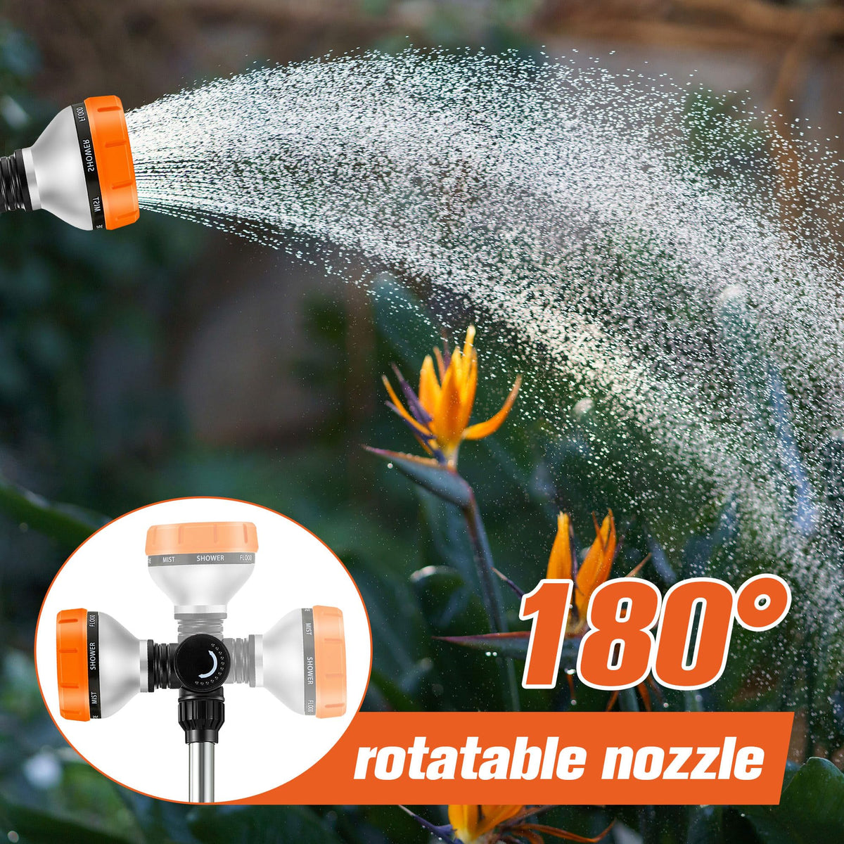 Saillong universal connection fits standard hoses for easy setup.