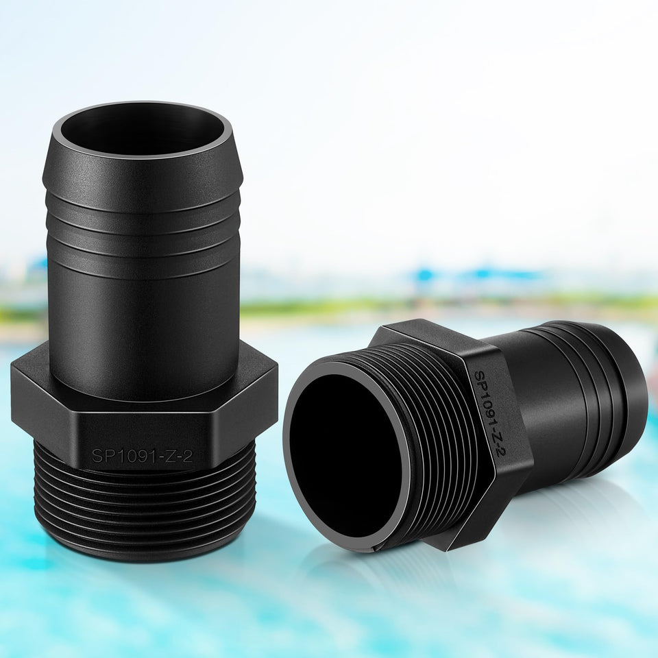Saillong hose male insert adapter compatible with Hayward filters for secure connections