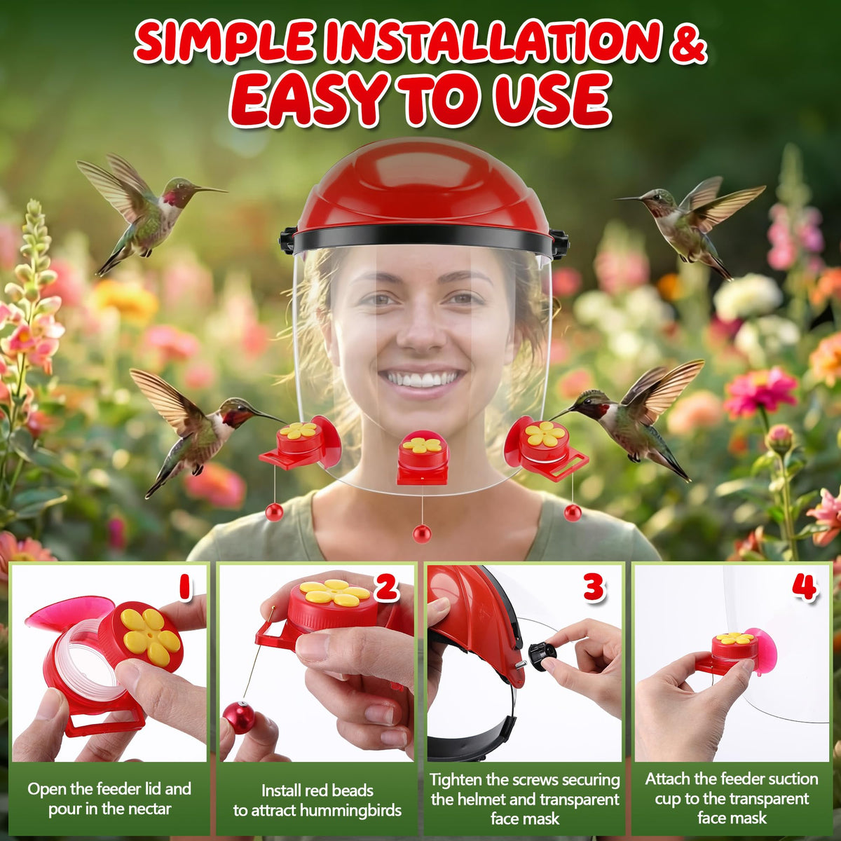 Saillong detachable mask converts to a regular bird mask for outdoor tasks