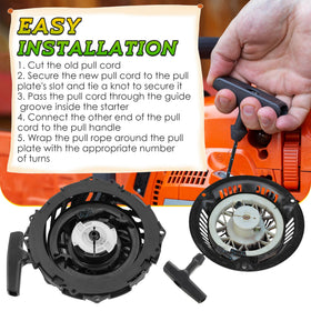 Saillong compatible rope for lawn mowers, generators, and saws.