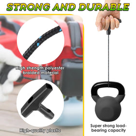 Saillong low-stretch pull cord maintains steady tension during starts.