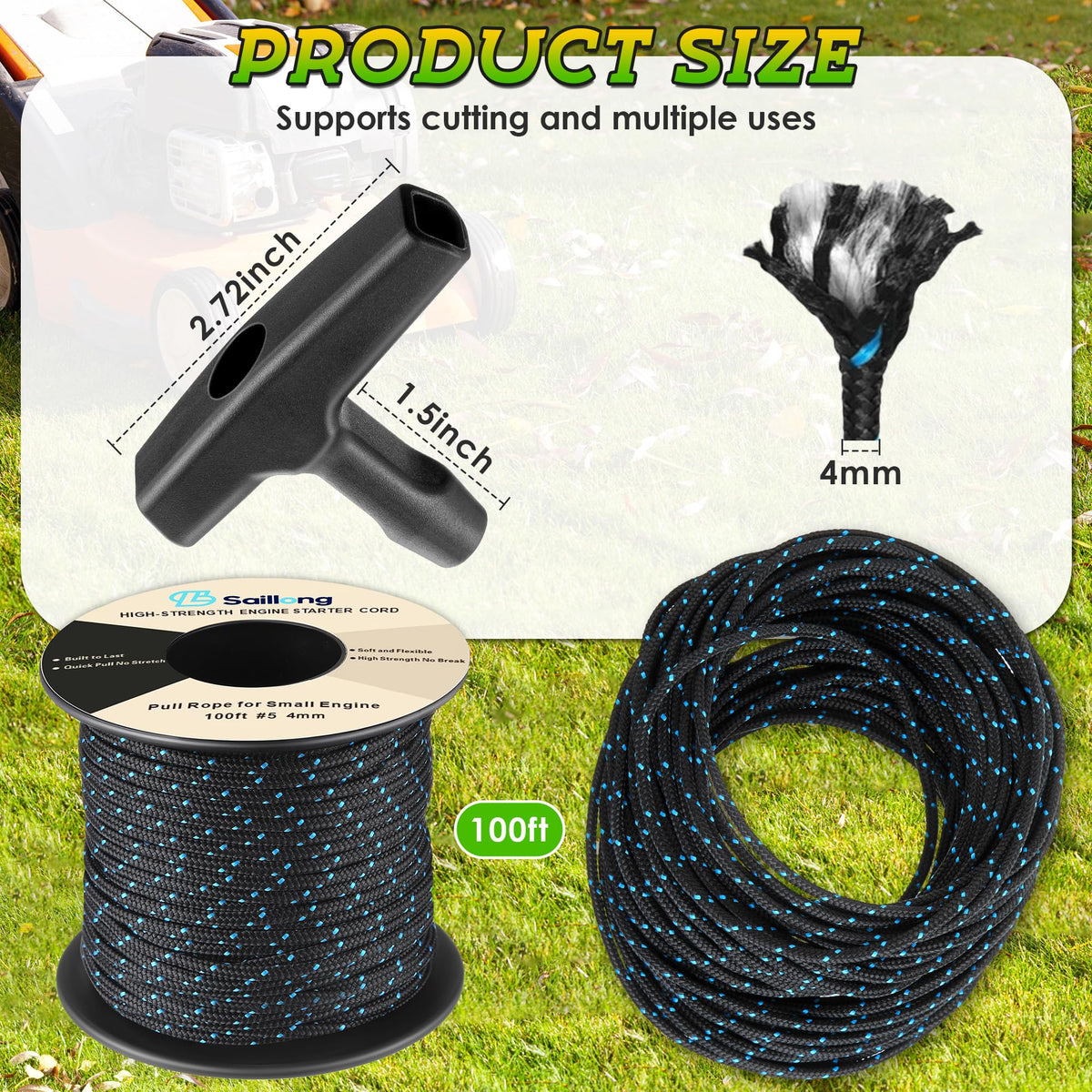 Saillong polyester weave offers high strength and lasting performance.