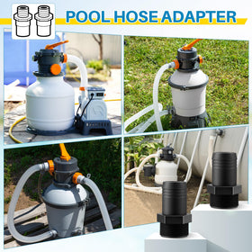 Saillong black adapter supports reliable sand-filter connections and steady water flow