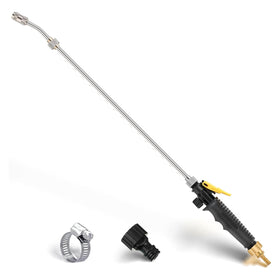 Saillong 29-inch sprayer wand shows durable stainless steel construction for reliable garden spraying.
