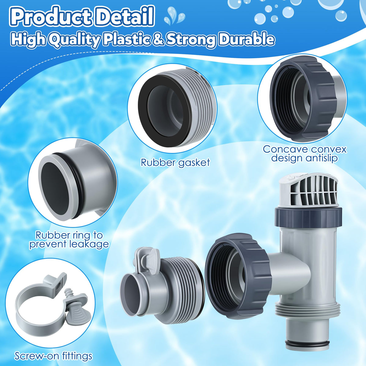 Rotary switch on Saillong valve enables quick start-stop during backwash