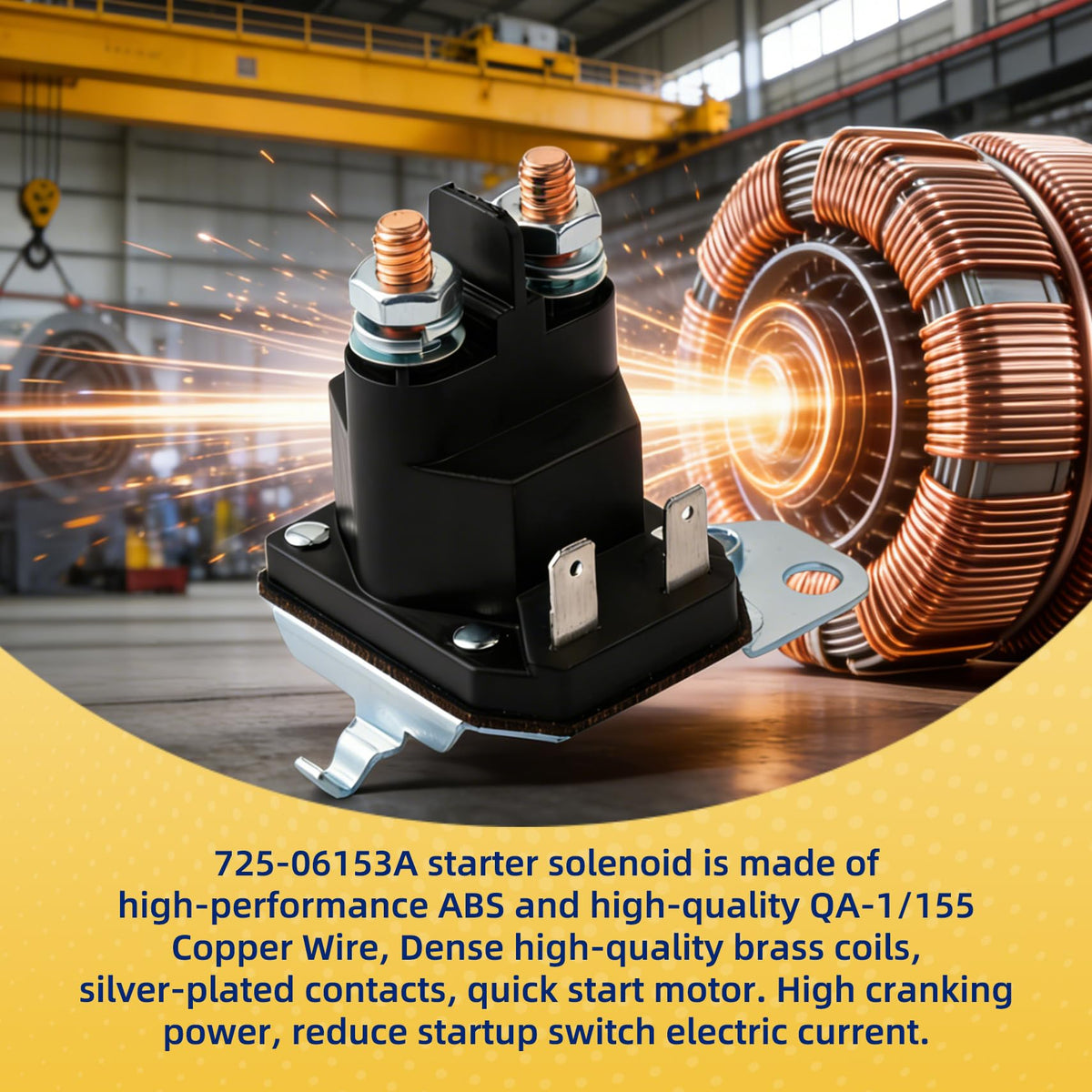 Easy installation on lawn mowers and utility vehicles.