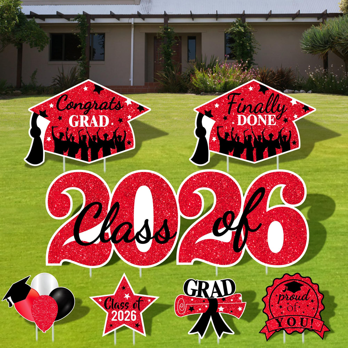 Sakayo 2026 graduation yard sign set for outdoor celebrations and photo opportunities.