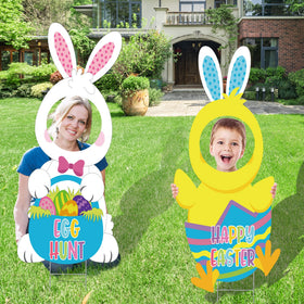 Sakayo garden lawn Easter decoration signs help create weekend party vibes.