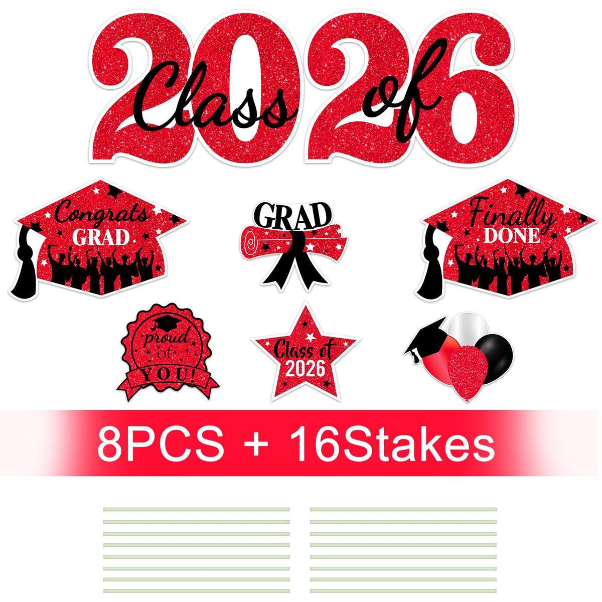 Sakayo graduation hats decor enhances yard decor and event ambiance.