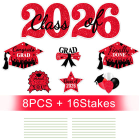 Sakayo graduation hats decor enhances yard decor and event ambiance.