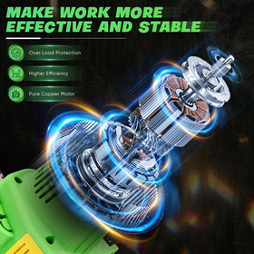 Saker cordless tool lightweight design for one-handed use