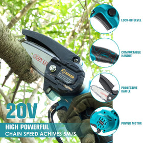 Fast, smooth sawing action with Saker chains